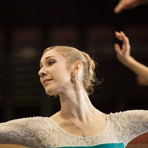 Lisa Edwards in Cinderella rehearsals.  Photo:  Christian Aas.